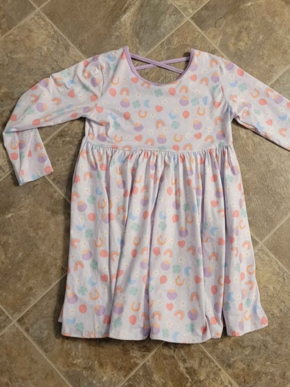 NEW Girls Lucky Charms Boutique Size 12/14 Twirl Dress